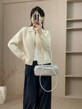 Women's Elegant  Warm Thick Lamb Fur Coat