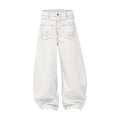 Loose Knife Cut Jeans